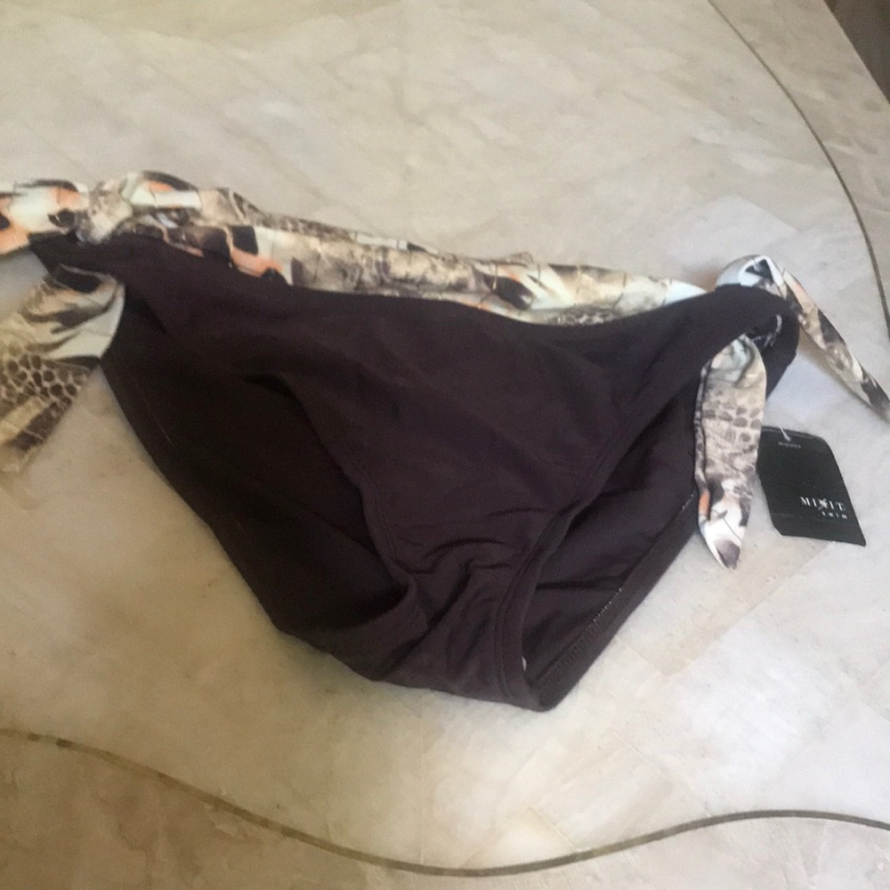 MIXIT WOMEN’S SIZE L BROWN SWIM NEW